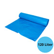 Blauwe LDPE afvalzakken rol 70 x 110 cm 120 liter T50 - 1002300