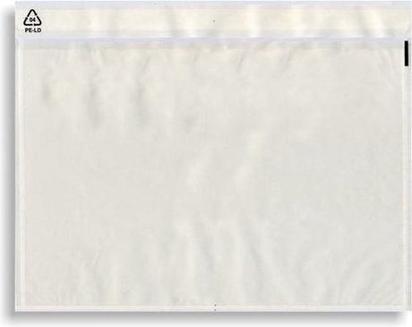 Blanco paklijst envelop: bescherm documenten met 165x122mm formaat - G&F Verpakkingen